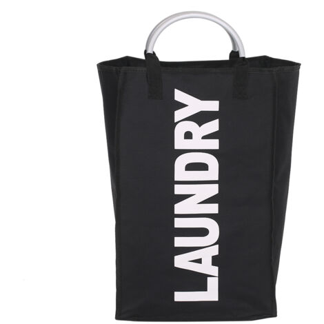 Sac de Tri Solide et Portable Mini Sac pour Laundry Bag pour Organisation Pratique Portable Portable noir (1 dans le Paquet de 1)