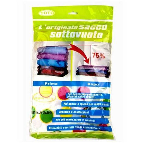 Sac de vêtements sous vide 100x70 Ladydoc 06083