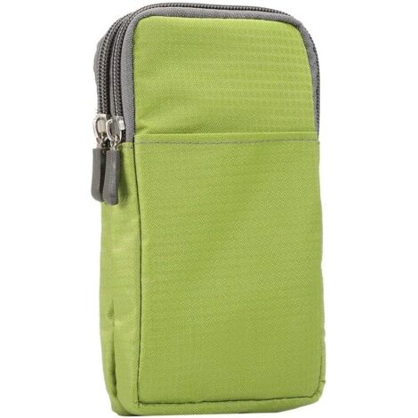 Sac de voyage à une épaule pour téléphone portable de 6,5 pouces (vert),
