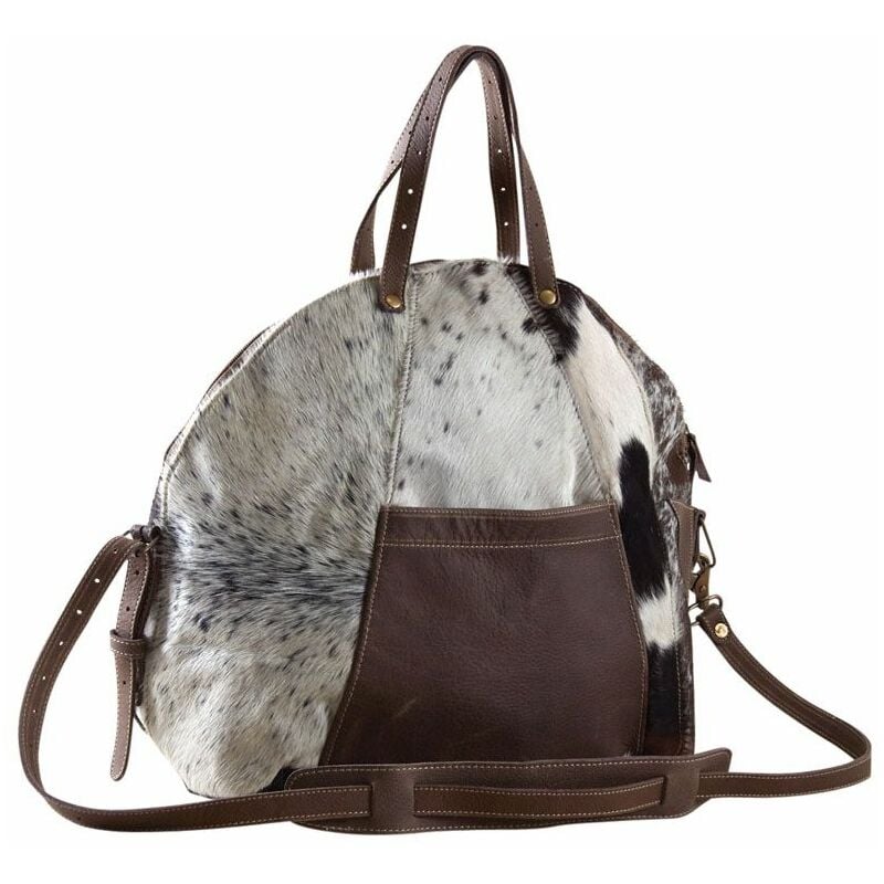 Sac de voyage en peau de vache