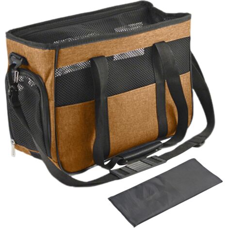 Sac De Voyage pour Animal - Sac Bandoulière avec Poches