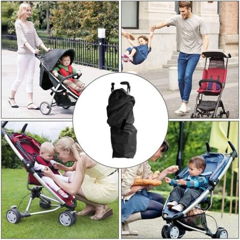 Sac de Voyage pour Poussette, Imperméable Sac de Transport pour Poussettes Sac de transport pour siège auto Porte de l'Avion sac Noir,