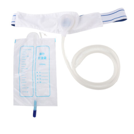 Sac d'urine masculin jour et nuit - Usage double pour patients alités - Portable et discret
