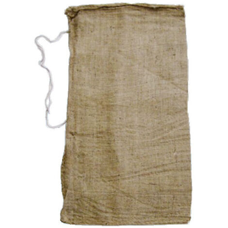 Sac en jute beige, coupe ajustée, 40 x 70 cm