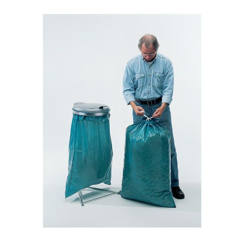 Becker Verpackungen Sac en plastique 120 l LD-PE bleu 45 µm l.700xL1050 mm