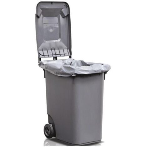 Sac en plastique ( 9000466520 ) 240 l LD-PE gris 100 µm