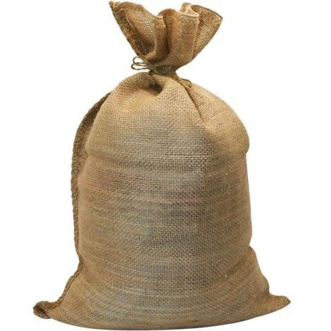 Sac en toile de jute 5074cm double fil adapté aux légumes et au jardinage sac en toile de jute adapté à la couverture végétale, 1 pièce
