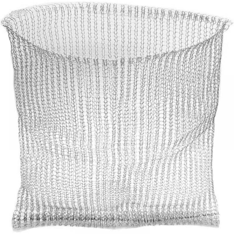 Sac en treillis métallique en acier inoxydable 304, sac à racines, panier pour jardin intérieur et extérieur, cour, légumes, 35 x 35 cm, lot de 5