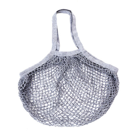 Sac Filet En Coton Gris - Sidebag