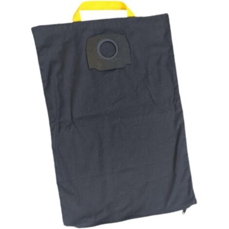 Sac Filtrant en Tissu pour Aspirateur WD4 WD5 WD6 - Accessoire de Nettoyage Réutilisable, Sac Collecteur Poussière, Usage Domestique/Commercial Hôtellerie, Noir