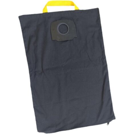 Sac Filtrant en Tissu pour Aspirateur WD4 WD5 WD6 - Accessoire de Nettoyage Réutilisable, Sac Collecteur Poussière, Usage Domestique/Commercial Hôtellerie, Noir