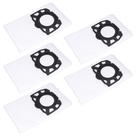 Sac Filtre Aspirateur Non Tissé 5 Pièces pour Karcher MV4 MV5 MV6 WD4 WD5 WD6 – 43x51 cm