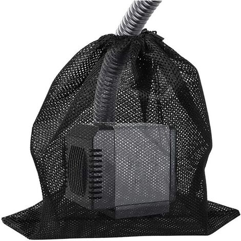 Sac Filtre De Pompe Avec Cordon De Serrage, Sac Filtrant De Pompe À Eau Sac Filtrant Pour Pompe De Bassin Accessoires De Sac En Filet Filtrant Filtration D'aquarium Et Piscine Extérieure (45x45cm)