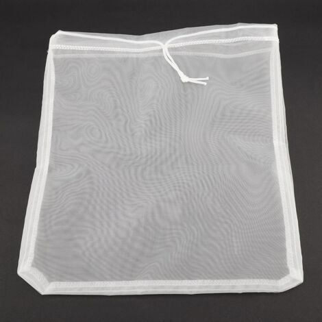 Sac Filtre Réutilisable en Tissu Maille Nylon pour Lait d'Amande et Noix