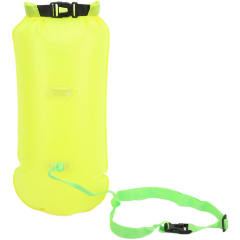 Sac Flottant de Sécurité pour la Nage, Pliable et Étanche en PVC, Couleurs Vives, Bulle de Flottaison Portable pour Activités Aquatiques