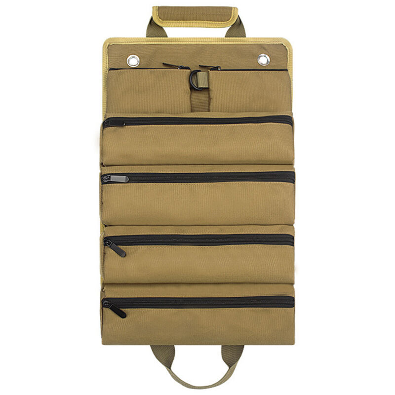 Meterk - Sac fourre-tout à outils en tissu Oxford, organisateur d'outils polyvalent avec 6 poches pour le stockage d'équipement d'outils