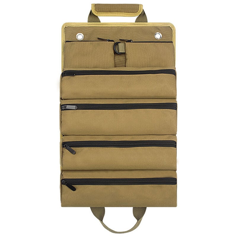 Decdeal - Sac fourre-tout à outils en tissu Oxford, organisateur d'outils polyvalent avec 6 poches pour le stockage d'équipement d'outils