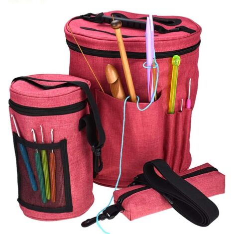 Sac fourre-tout de stockage de fil de cylindre