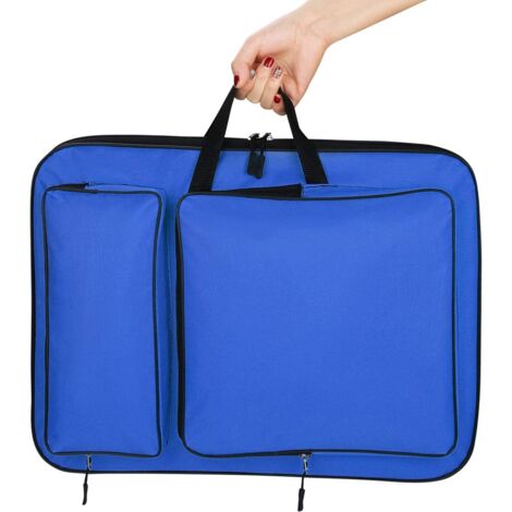 Sac fourre-tout de stockage d'œuvres d'art portable étanche (bleu foncé)