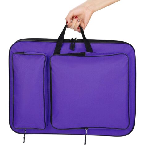 Sac fourre-tout de stockage d'œuvres d'art portable étanche (violet)