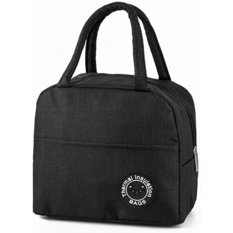 Sac fourre-tout isotherme à lunch (noir)