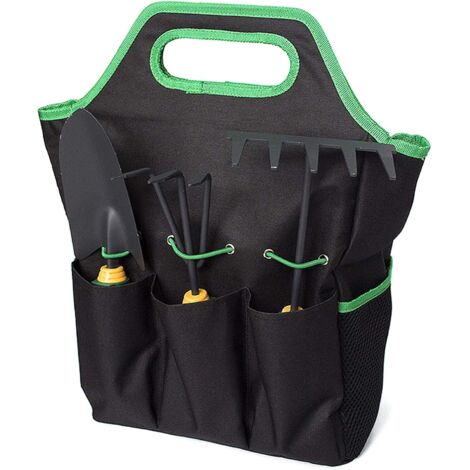 Sac fourre-tout jardinage tissu Oxford – sac de rangement à outils, pratique et résistant pour extérieur
