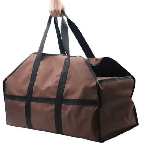Sac fourre-tout pour bois de chauffage, extra large, durable, idéal pour les cheminées, poêles à bois, bûches, camping, am