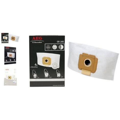 SAC GR28AEG GR28S (X4) POUR ASPIRATEUR AEG