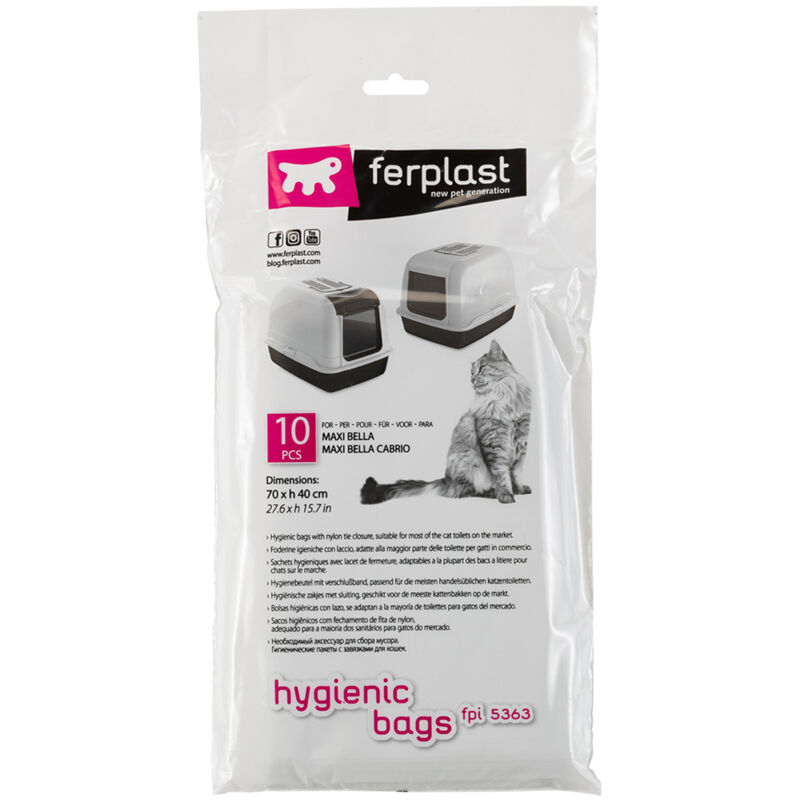 Fpi 5363 Sachets hygiéniques pour litières Maxi Bella. Variante fpi 5363 - Misure: 70 x h 40 cm - - Ferplast
