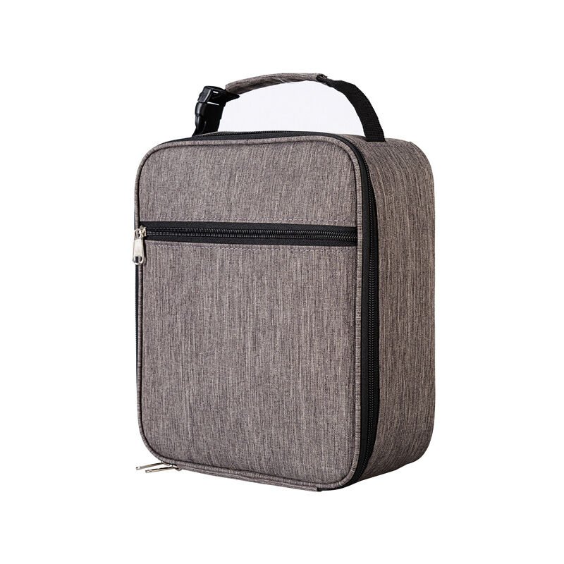 Sac isotherme Business Adult (Gris foncé), Feuille d'aluminium épaissie, Tissu Oxford, Packs de glace pour pique-nique européen et américain