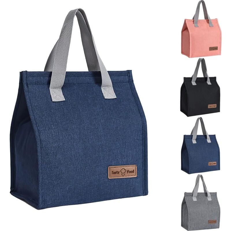 Sac Isotherme Repas pour Homme Femme Enfant, Réutilisable Lunch Bag Isotherme, étanche Sac Dejeuner pour le Travail Bureau l'école le pique-nique Les