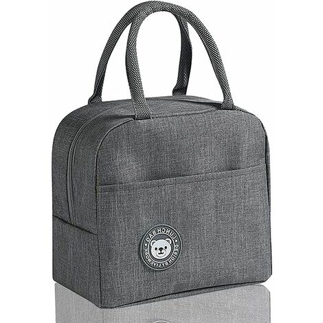 Sac Isotherme Repas,Guazhuni Petit Panier Repas,Mini Sac à Lunch Isolé en Étanche,Déjeuner Waterproof avec Feuille d'Aluminium