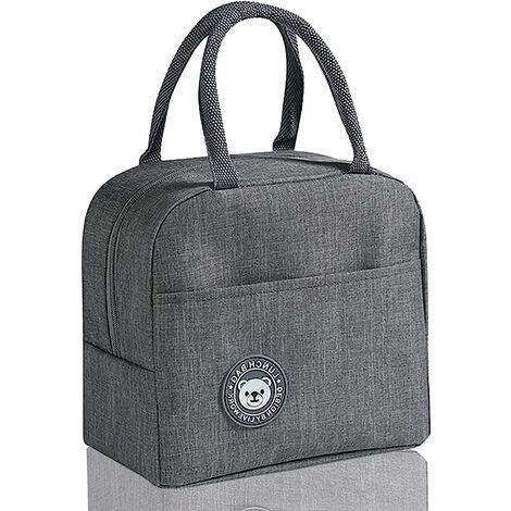 Sac Isotherme Repas,Petit Panier Repas,Mini Sac à Lunch Isolé en Étanche,Déjeuner Waterproof avec Feuille d'Aluminium