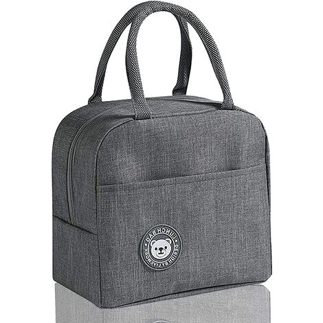 Sac Isotherme Repas,Petit Panier Repas,Mini Sac à Lunch Isolé en Étanche,Déjeuner Waterproof avec Feuille d'Aluminium