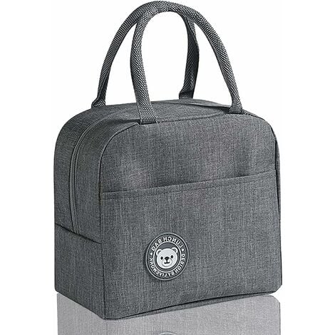 Sac Isotherme Repas,Petit Panier Repas,Mini Sac à Lunch Isolé en Étanche,Déjeuner Waterproof avec Feuille d'Aluminium