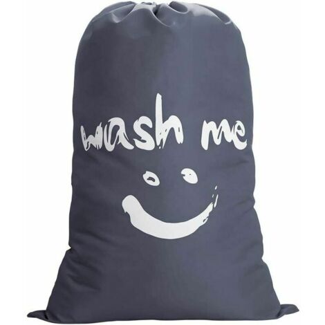 Sac  Linge Grand Panier  Linge Panier  Linge Pliable Sac de Rangement Conteneur  Linge pour Voyage, Tissu de Salle de Lavage 120L 70  100 cm, Gris