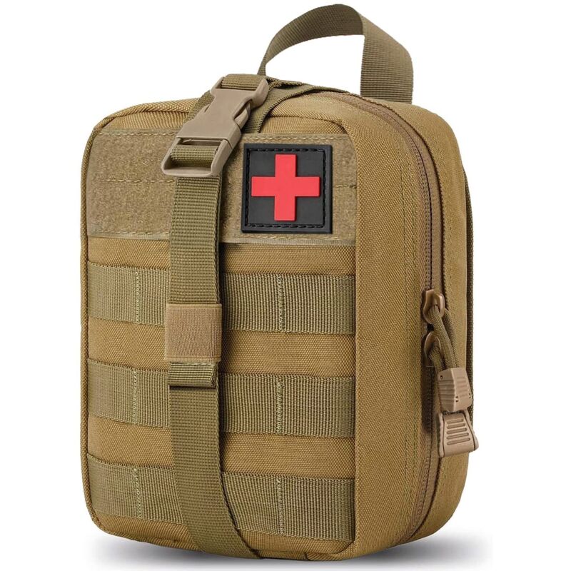 Sac médical Militaire d'urgence,Sac Banane Tout pour Homme de Grande capacité adapté pour la Survie, l'alpinisme, la Moto, Le vélo EDC Bag