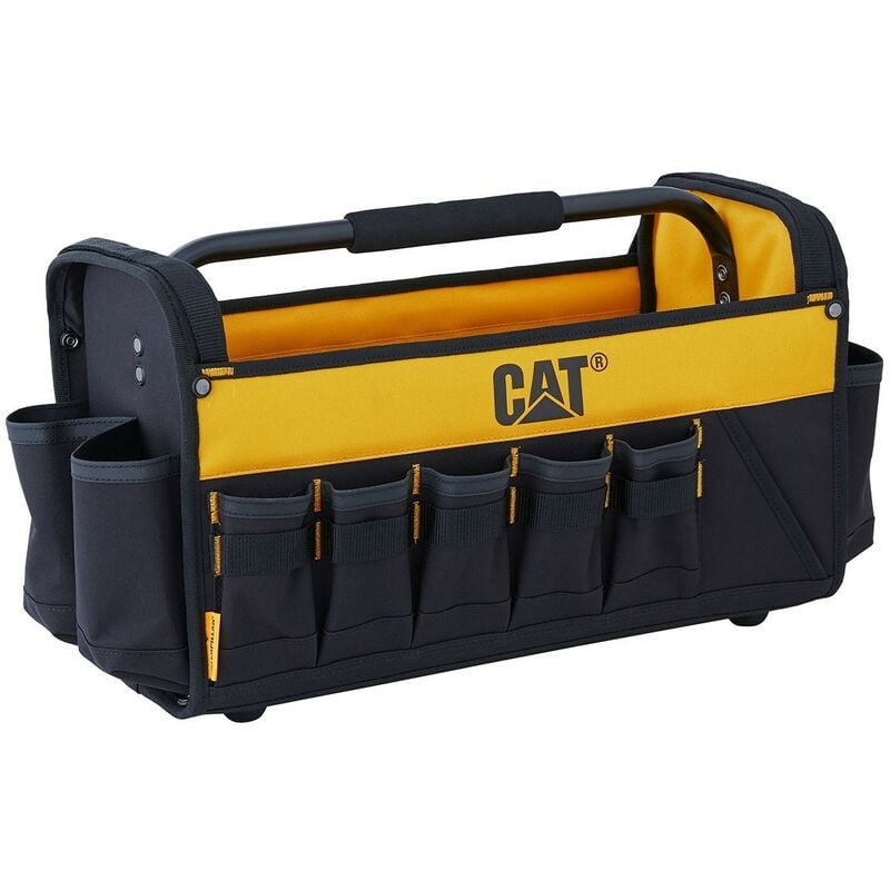 Caterpillar - Sac à outils 12L Polyester / pvc 1 poche intérieure 16 poches extérieures cat