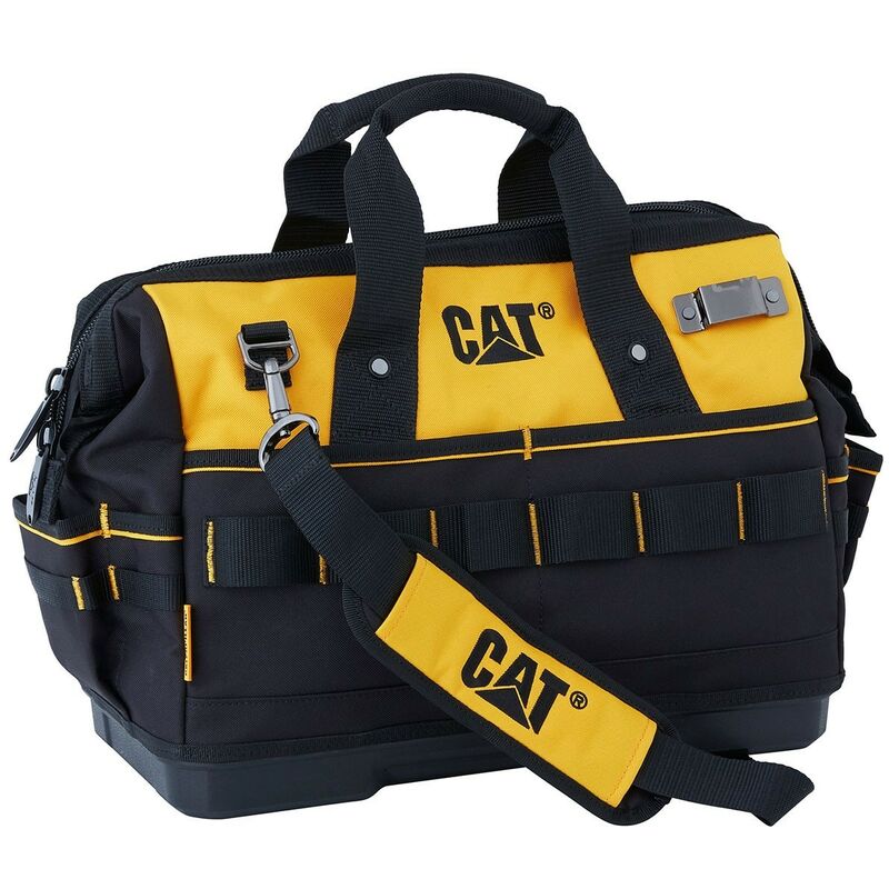 Sac à outils 25L 18 poches extérieures 12 poches intérieures Polyester 600D / pvc cat