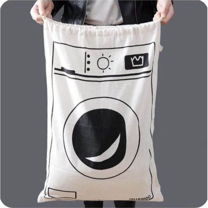 Sac Panier à Linge Sale ou Propre Pliant Ultra Capacité Respirant pour Ranger Vêtements 65x45cm