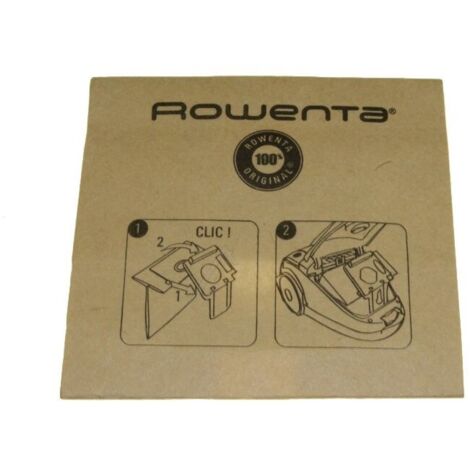 Sac Papier X1 RS-RT9976 Pour PIECES ASPIRATEUR NETTOYEUR PETIT ELECTROMENAGER