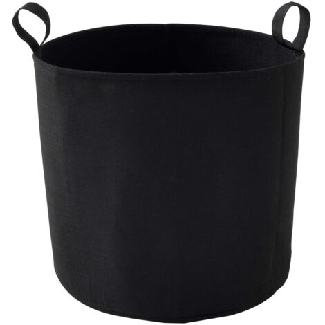 CERLAND Sac plantation feutre géotextile ø 35 cm 33,7 L Noir - Bag 4 Plant