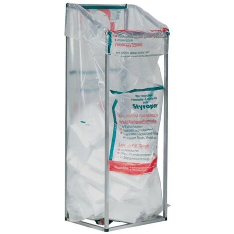 Sac plastique LD-PE transparent 2500 l, 80 µm, dimensions : L 1250/850 x l 2600 mm, 10 unités/boîte
