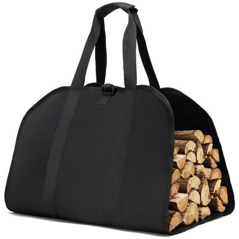 Sac Pliable Étanche pour Bûches Idéal Cheminée Poêle Camping Plage