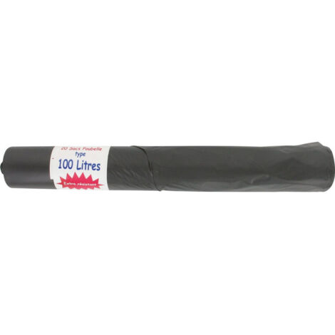 Sac Poubelle 100 L H 87 X L 82 Cm - 35 Microns