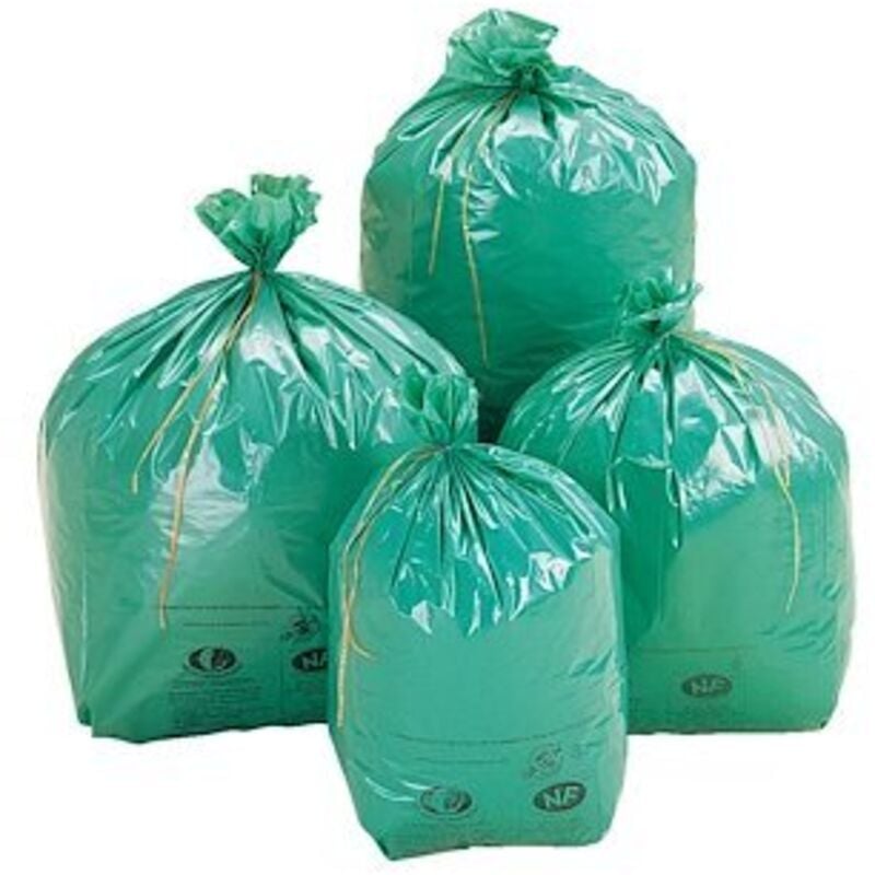 Sac poubelle 100 litres NF écologiques - carton de 200