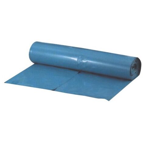 Sac poubelle 120 l bleu 100my (rouleau de 10 pcs.)