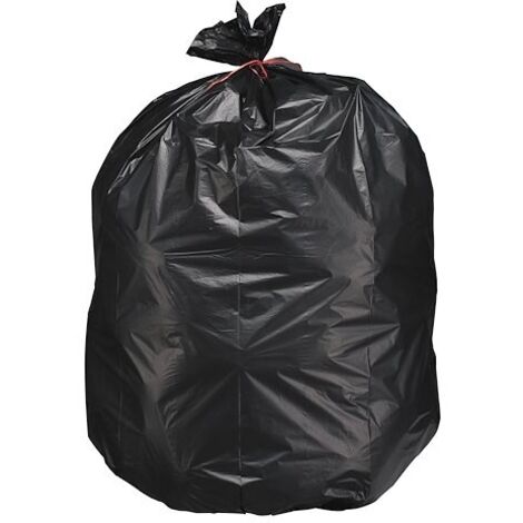 Sac poubelle 130 litres gris économique - Paquet de 200 - Maxiburo