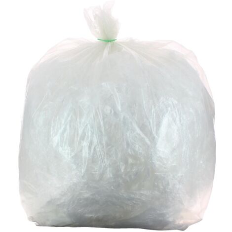 Sac poubelle 50 litres HD transparent carton de 20 rl de 25 sacs