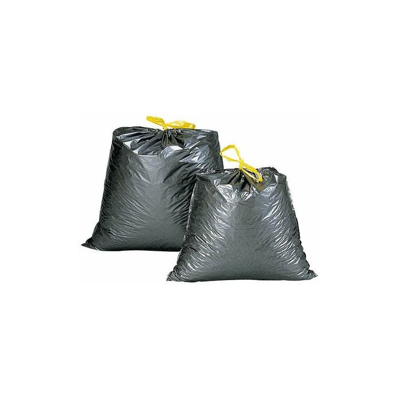 Jet'sac - Sac poubelle 50 litres liens coulissants - paquet de 100